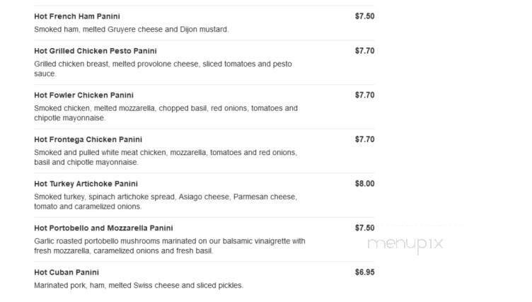 Ashby's - New York, NY menu_pic
