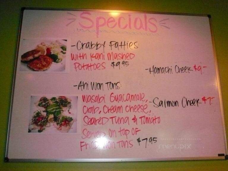 Irashiai Sushi Pub Japanese - Greenville, SC menu_pic