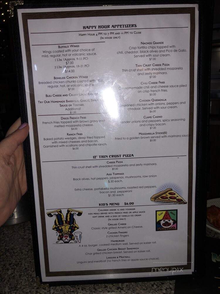 Mystic Island Casino - Little Egg Harbor, NJ menu_pic