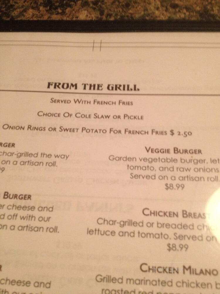 Mystic Island Casino - Little Egg Harbor, NJ menu_pic