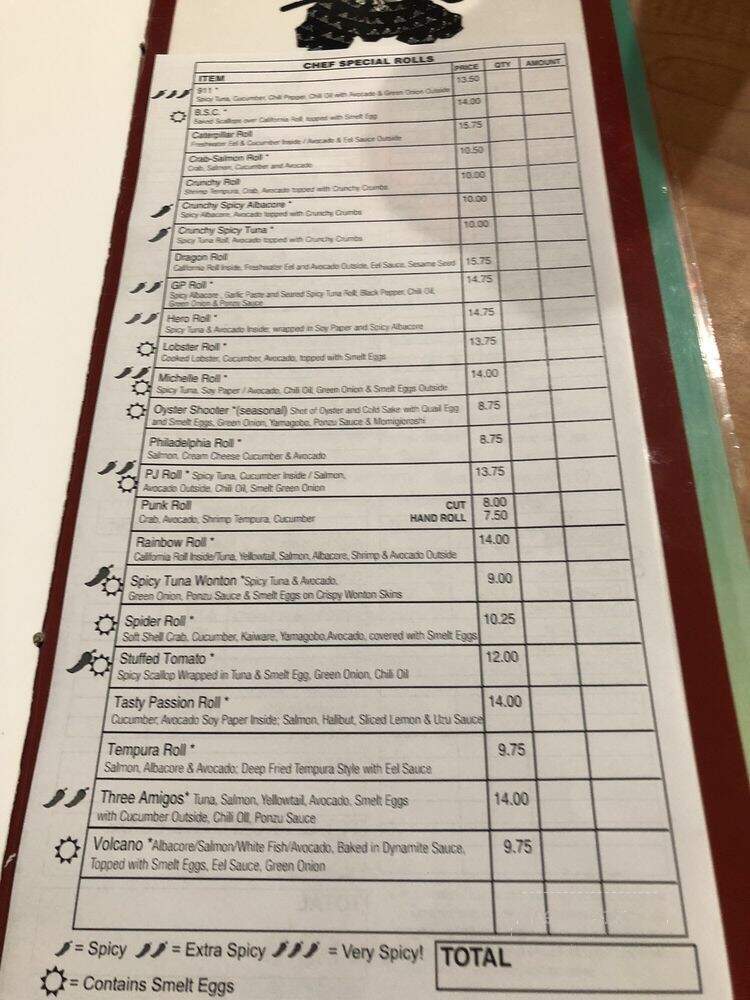 Musashi - Porter Ranch, CA menu_pic