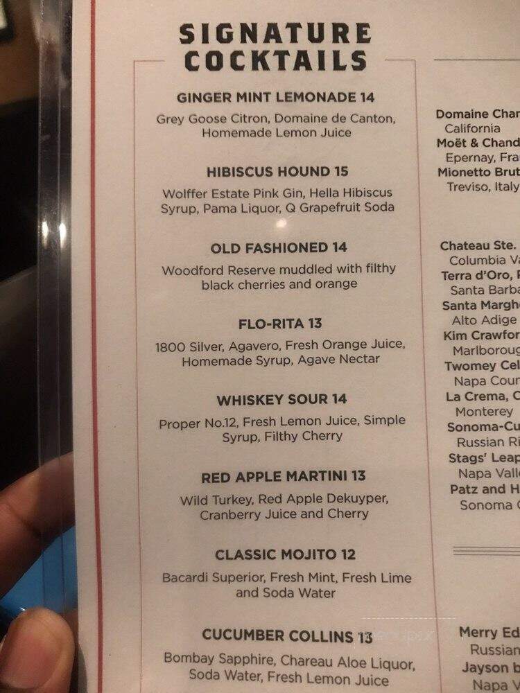 Shula's 347 Steakhouse - Tallahassee, FL menu_pic