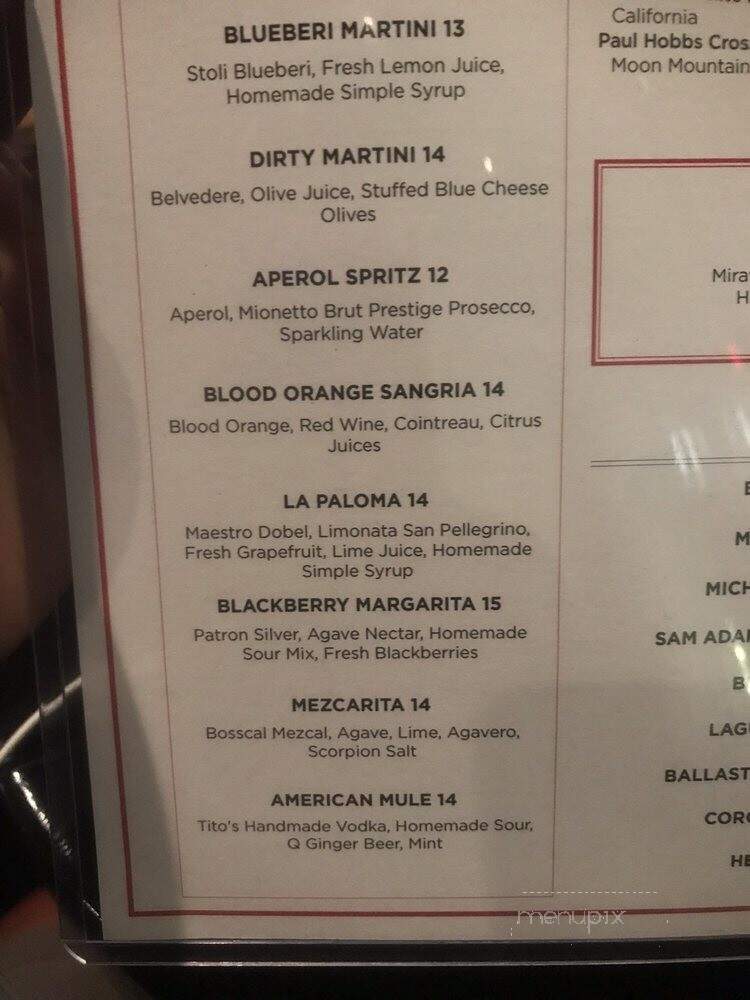 Shula's 347 Steakhouse - Tallahassee, FL menu_pic