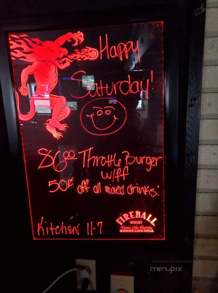 Full Throttle Bar & Grill - East Peoria, IL menu_pic
