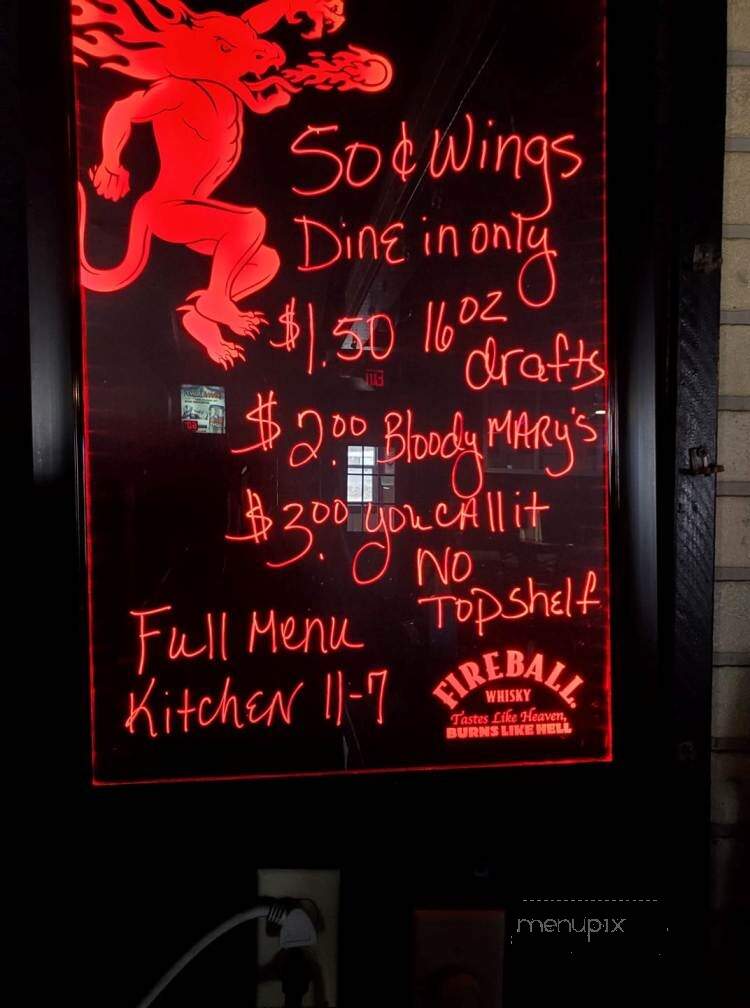 Full Throttle Bar & Grill - East Peoria, IL menu_pic