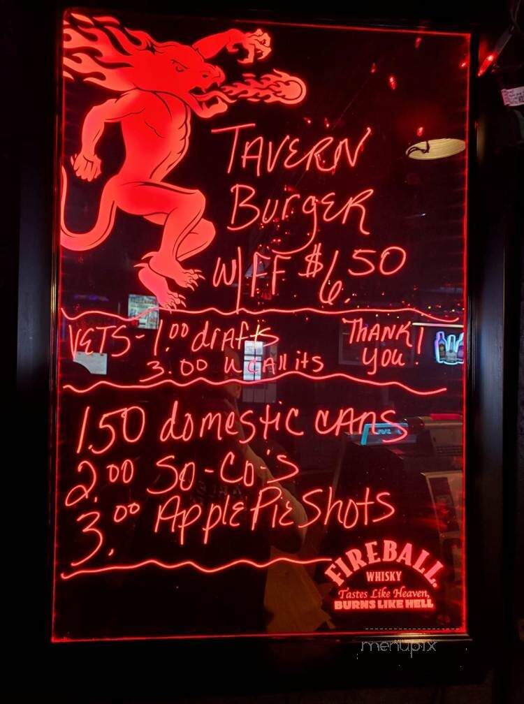 Full Throttle Bar & Grill - East Peoria, IL menu_pic
