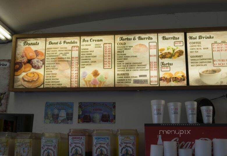 Donut Palace - El Centro, CA menu_pic