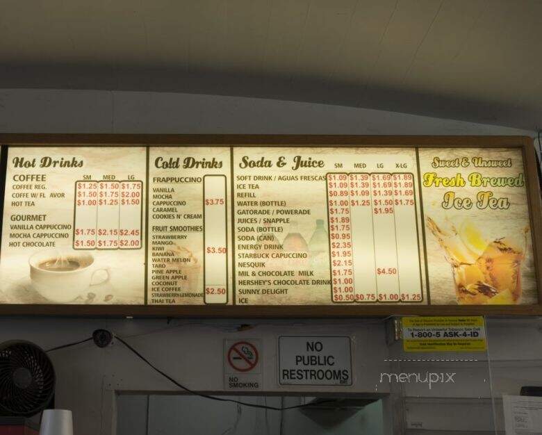 Donut Palace - El Centro, CA menu_pic