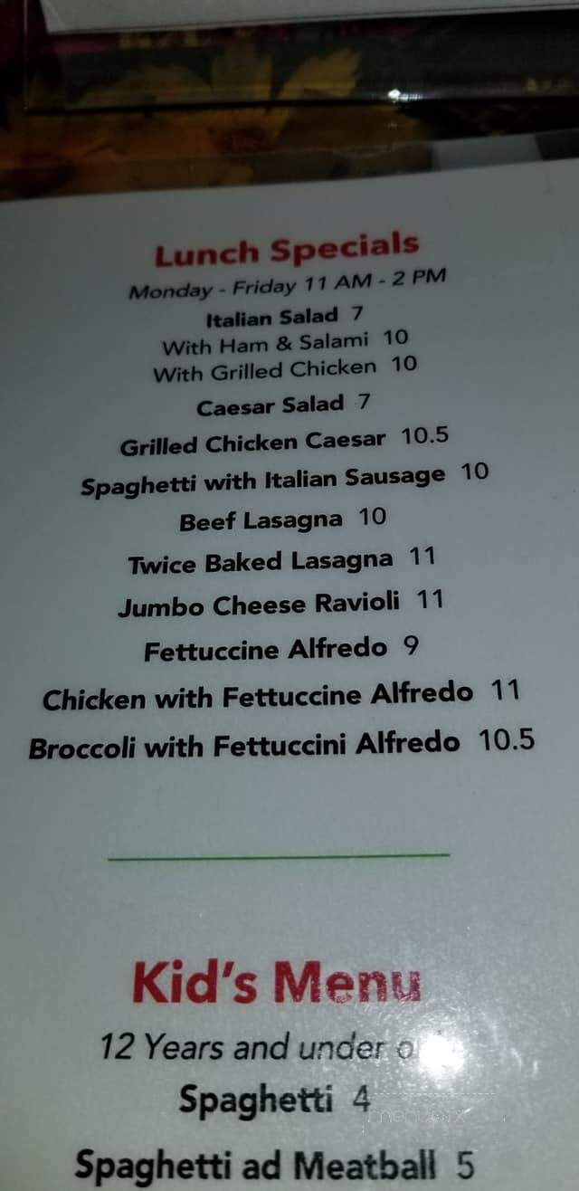 Lil Dagos' Cafe - Natchez, MS menu_pic