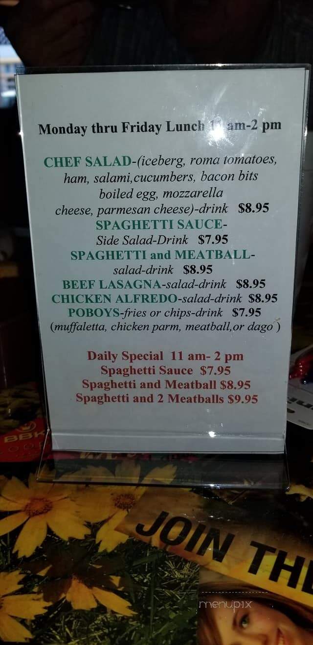 Lil Dagos' Cafe - Natchez, MS menu_pic