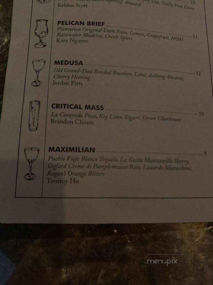 Anvil - Houston, TX menu_pic