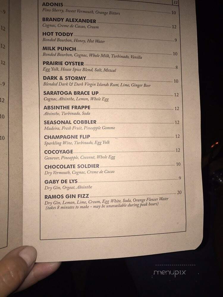 Anvil - Houston, TX menu_pic
