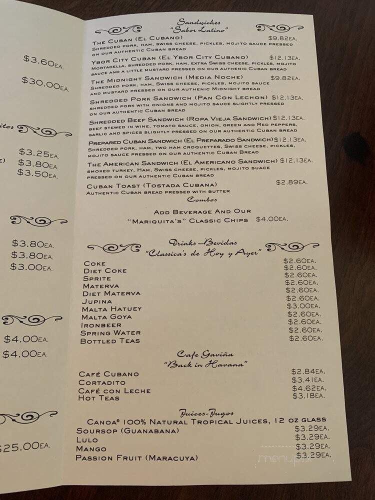 International Bakery- Cuban Dulceria - Carrollton, TX menu_pic