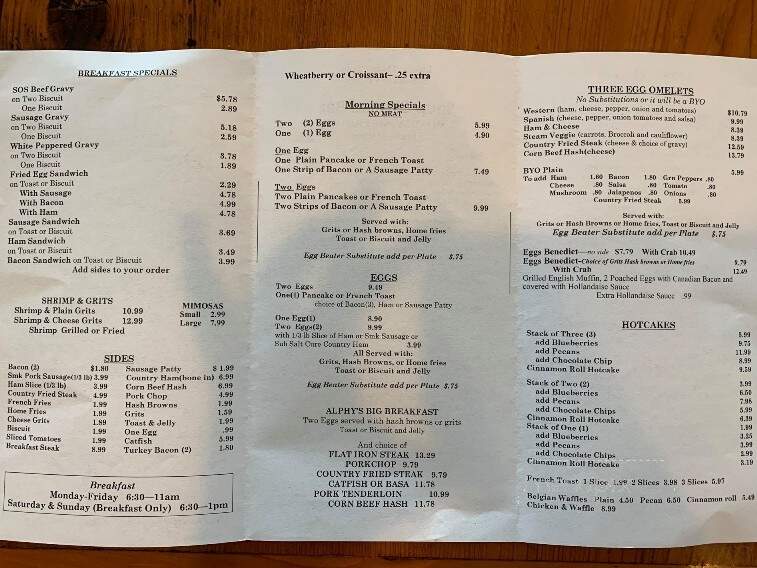 Alphy's - Navarre, FL menu_pic