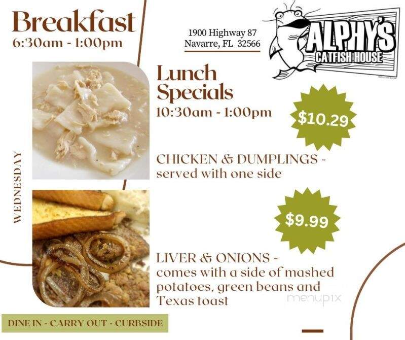 Alphy's - Navarre, FL menu_pic
