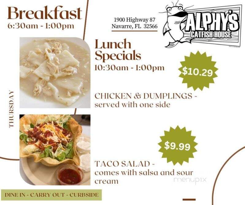 Alphy's - Navarre, FL menu_pic