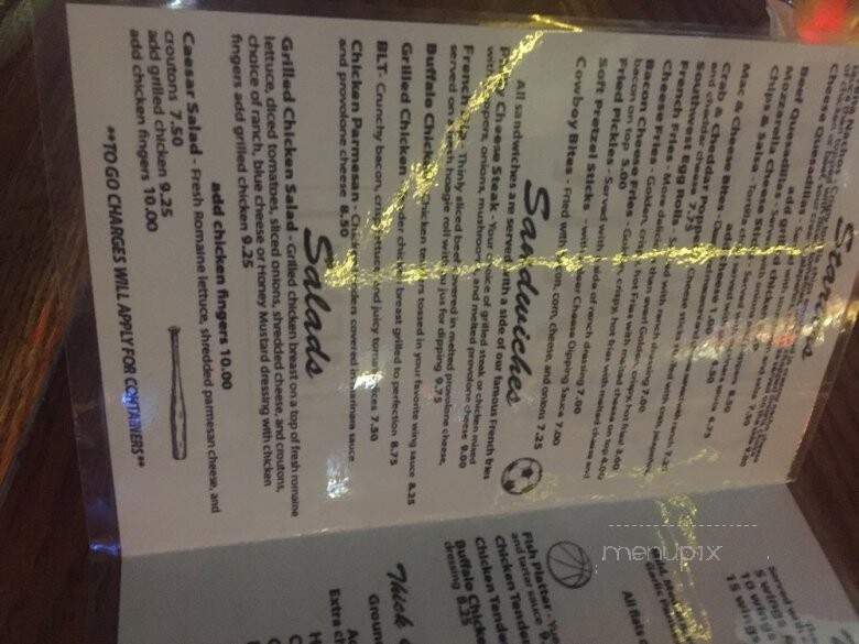 Orena Sports Bar - Orlando, FL menu_pic