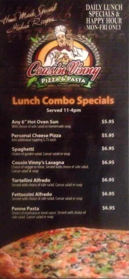 Cousin Vinny Pizza & Pasta - Peoria, AZ