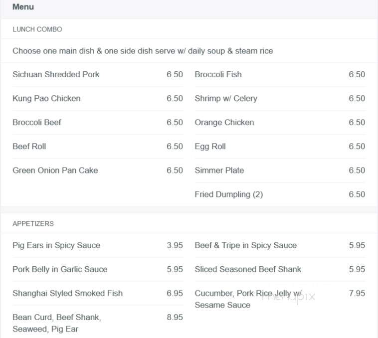Happy Kitchen - Chino Hills, CA menu_pic