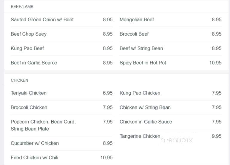 Happy Kitchen - Chino Hills, CA menu_pic