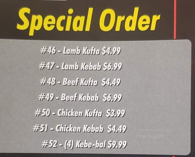 AV Kabob - Lancaster, CA menu_pic