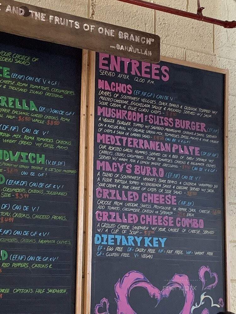 Macy's European Coffee House - Flagstaff, AZ menu_pic