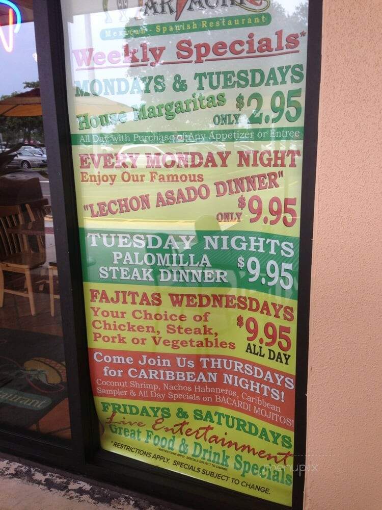 El Mariachi Dos At Wiles Road - Coral Springs, FL menu_pic