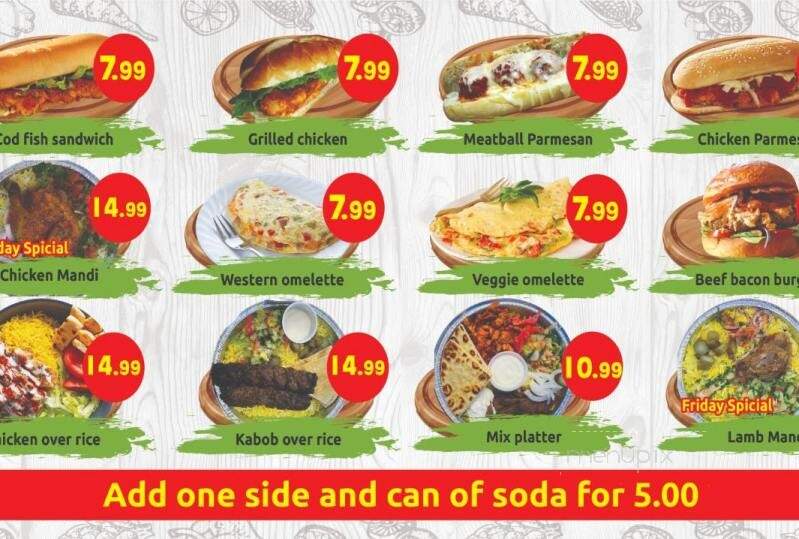 Yasmeen's Mediterranean Foods - Saginaw, MI menu_pic
