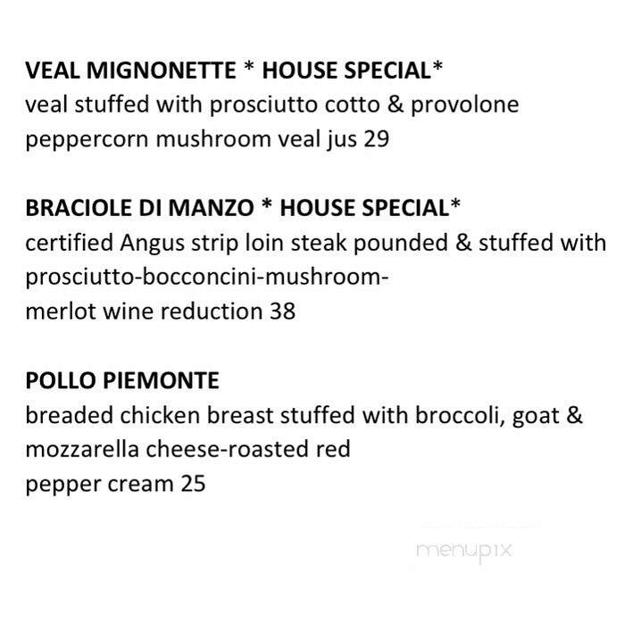 Cabotto's Restaurant - Ottawa, ON menu_pic