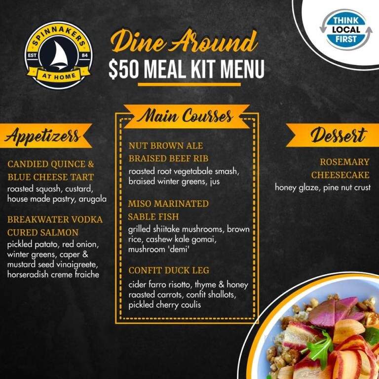 Spinnakers Brewpub & Guest House Restaurant - Victoria, BC menu_pic