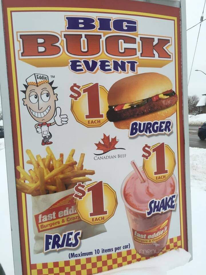 Fast Eddie's - London, ON menu_pic