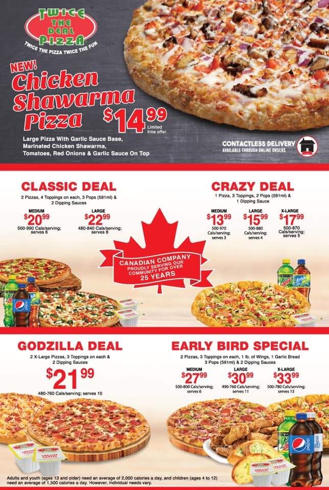 Twice The Deal Pizza - Niagara Falls, ON