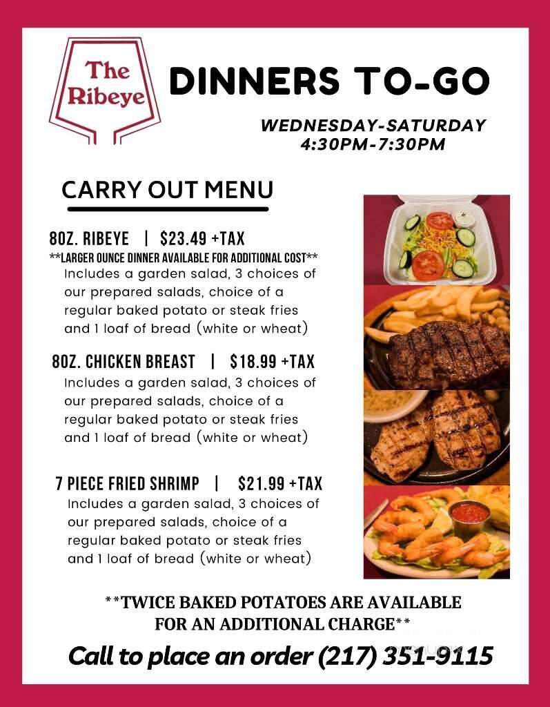 Ribeye - Champaign, IL menu_pic