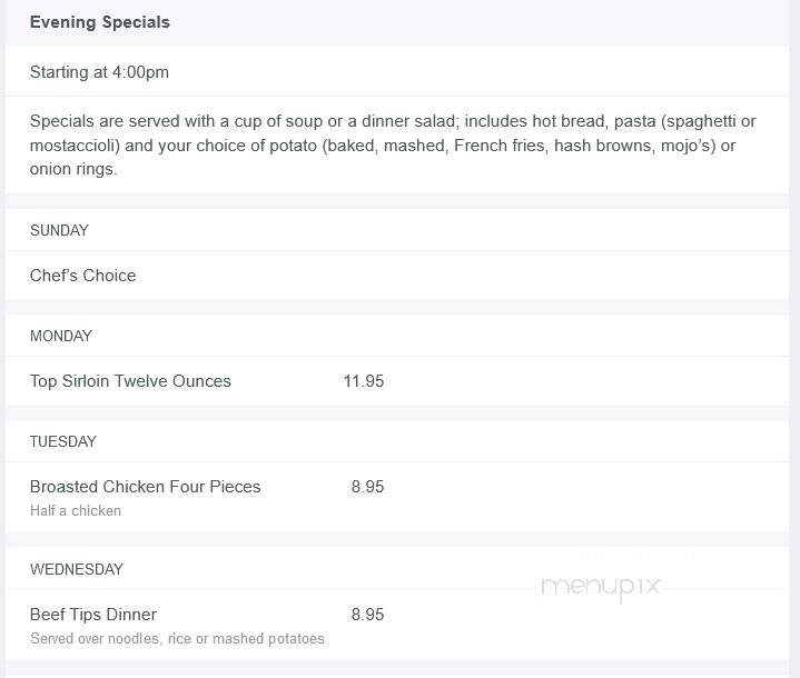 Sam's Italian Villa - Council Bluffs, IA menu_pic