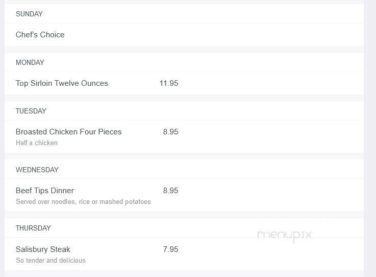 Sam's Italian Villa - Council Bluffs, IA menu_pic