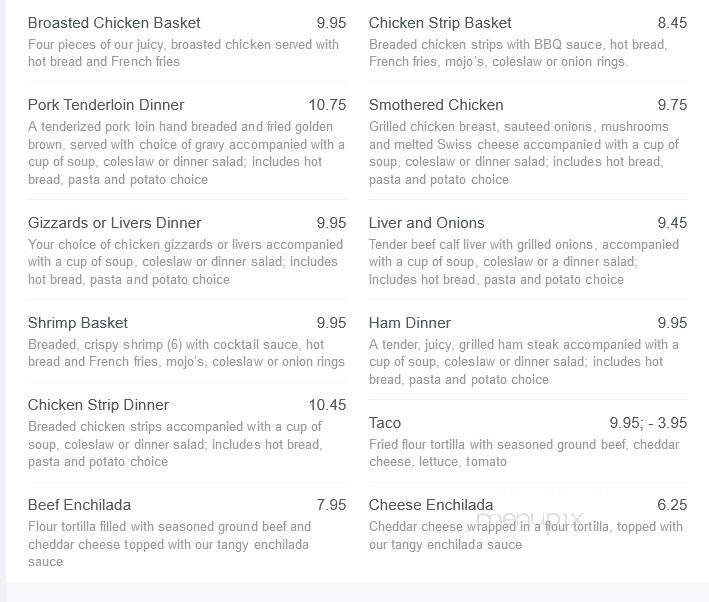 Sam's Italian Villa - Council Bluffs, IA menu_pic