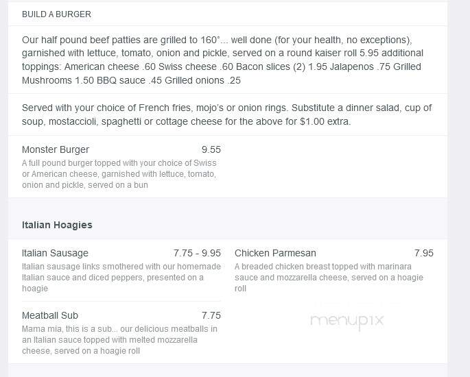 Sam's Italian Villa - Council Bluffs, IA menu_pic