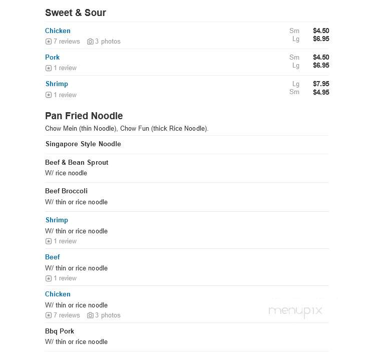 China King - Cedar Rapids, IA menu_pic