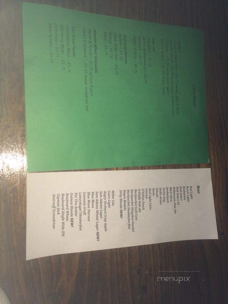 Hill Side Inn - Fort Madison, IA menu_pic