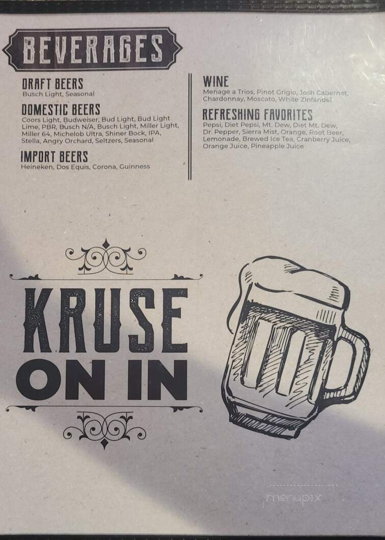 Jorgie's - De Witt, IA menu_pic