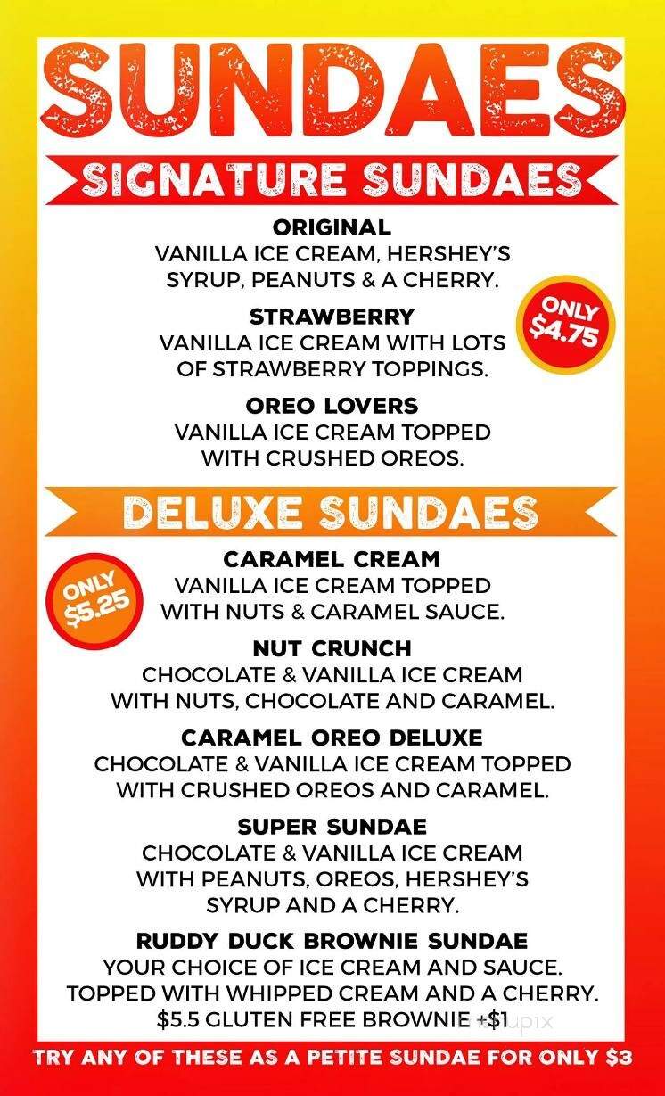 Cone Island - Solomons, MD menu_pic