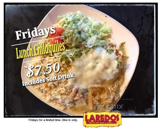 Laredos Mexican Restaurant - Cumming, GA menu_pic