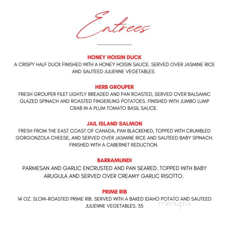 Avalon Links Restaurant - Cape May, NJ menu_pic