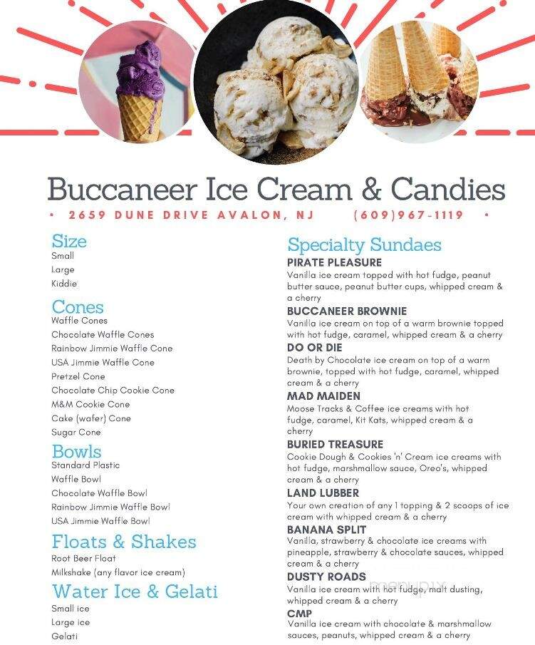 Buccaneer Ice Cream & Candy - Avalon, NJ