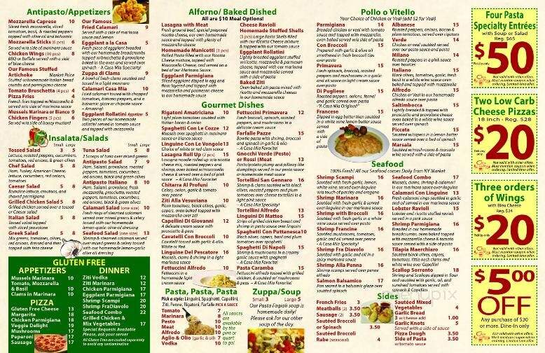 Casa Mia Pizza & Catering - Sparta, NJ menu_pic