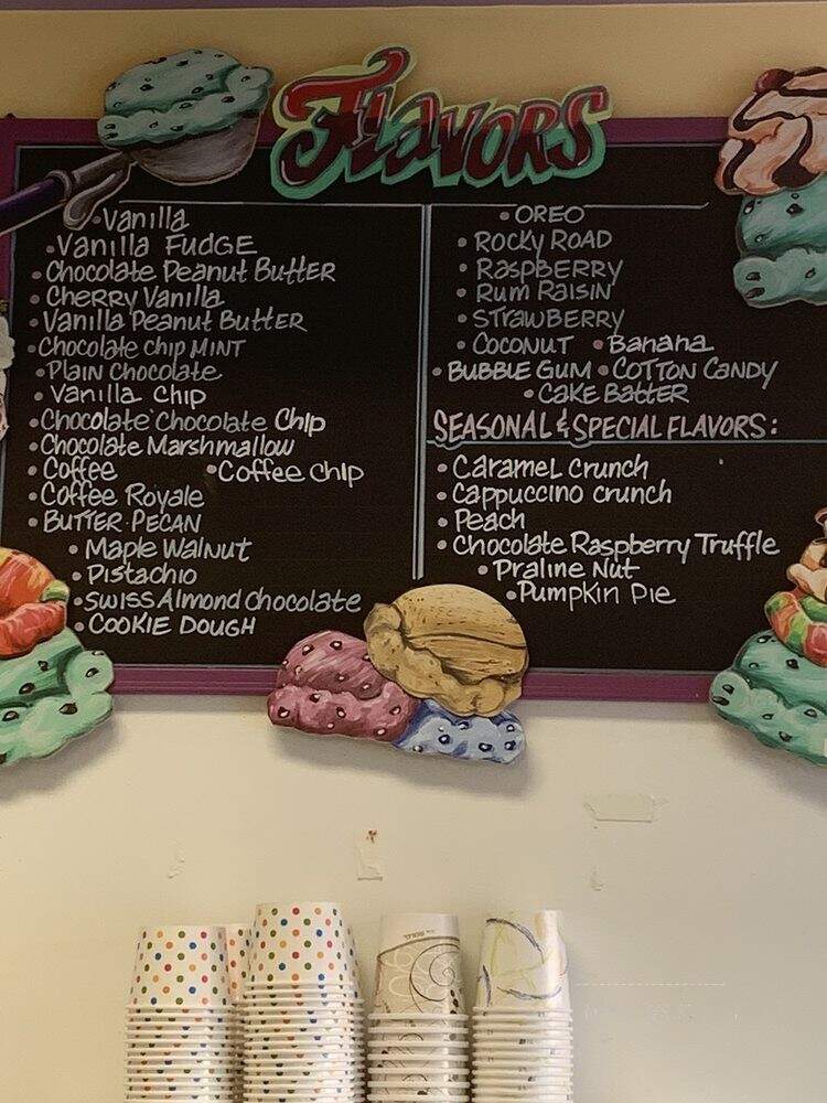Mark & Julie's Homemade Ice - West Orange, NJ menu_pic