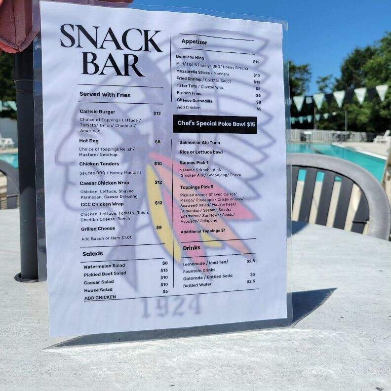 Carlisle Country Club - Carlisle, PA menu_pic