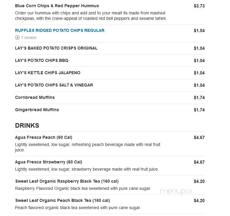 Jason's Deli - Greenville, SC menu_pic