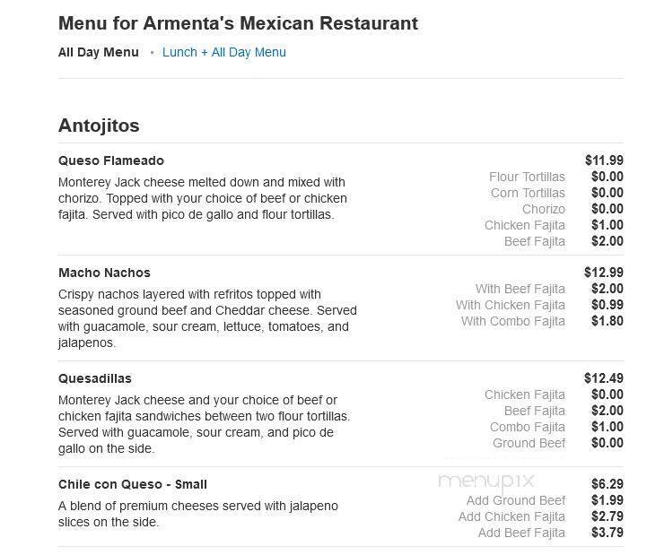 Armenta's Restaurant - Channelview, TX