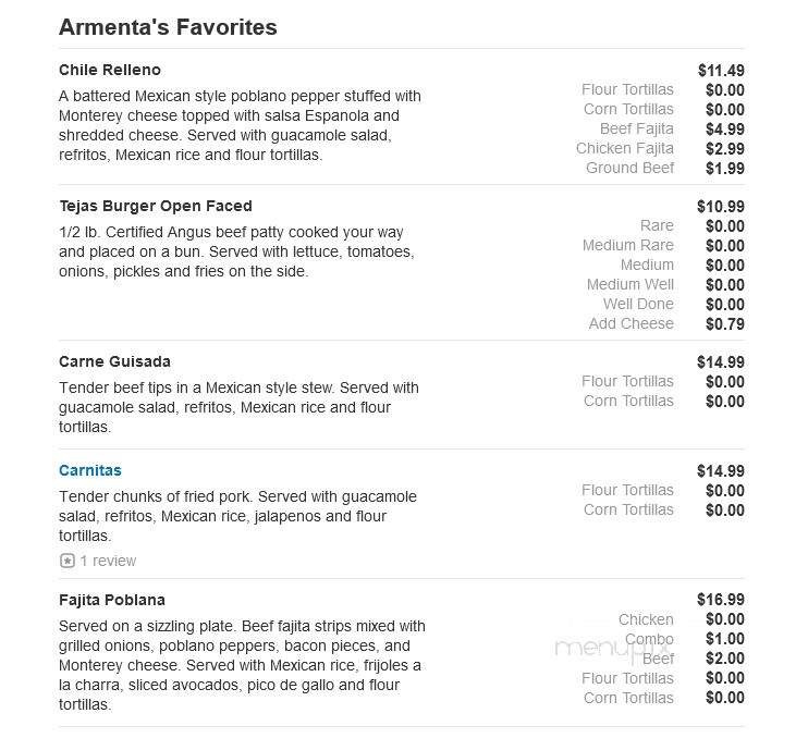 Armenta's Restaurant - Channelview, TX